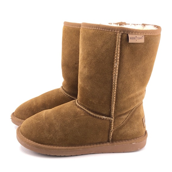 Minnetonka Olympia Sheepskin Winter Boots 8 - Picture 2 of 12